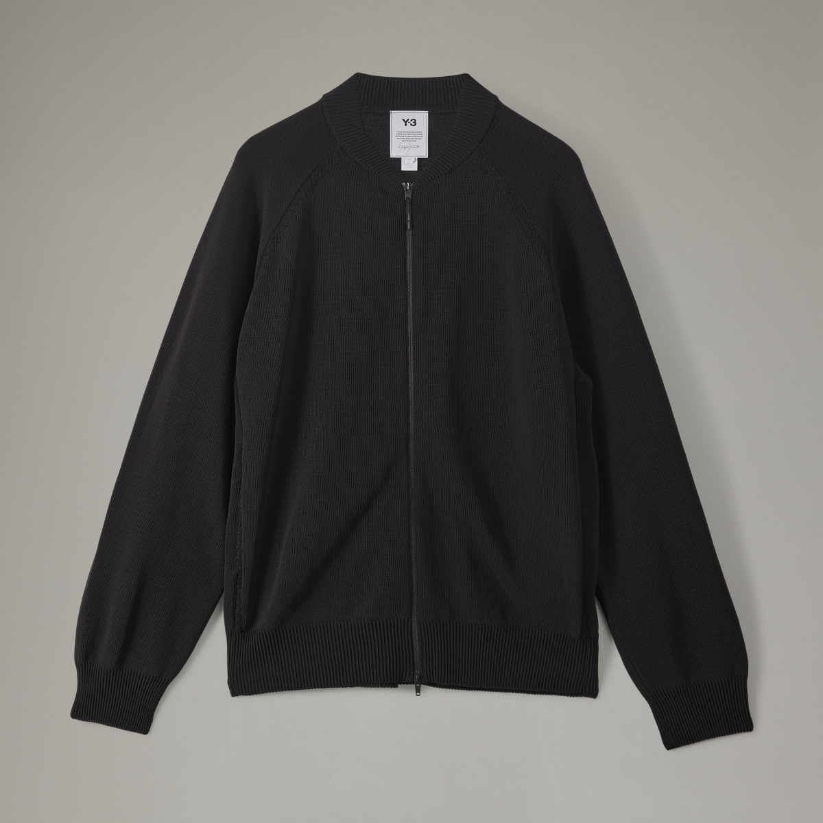 Adidas Y-3 Classic Knit Full-Zip Sweater. 4