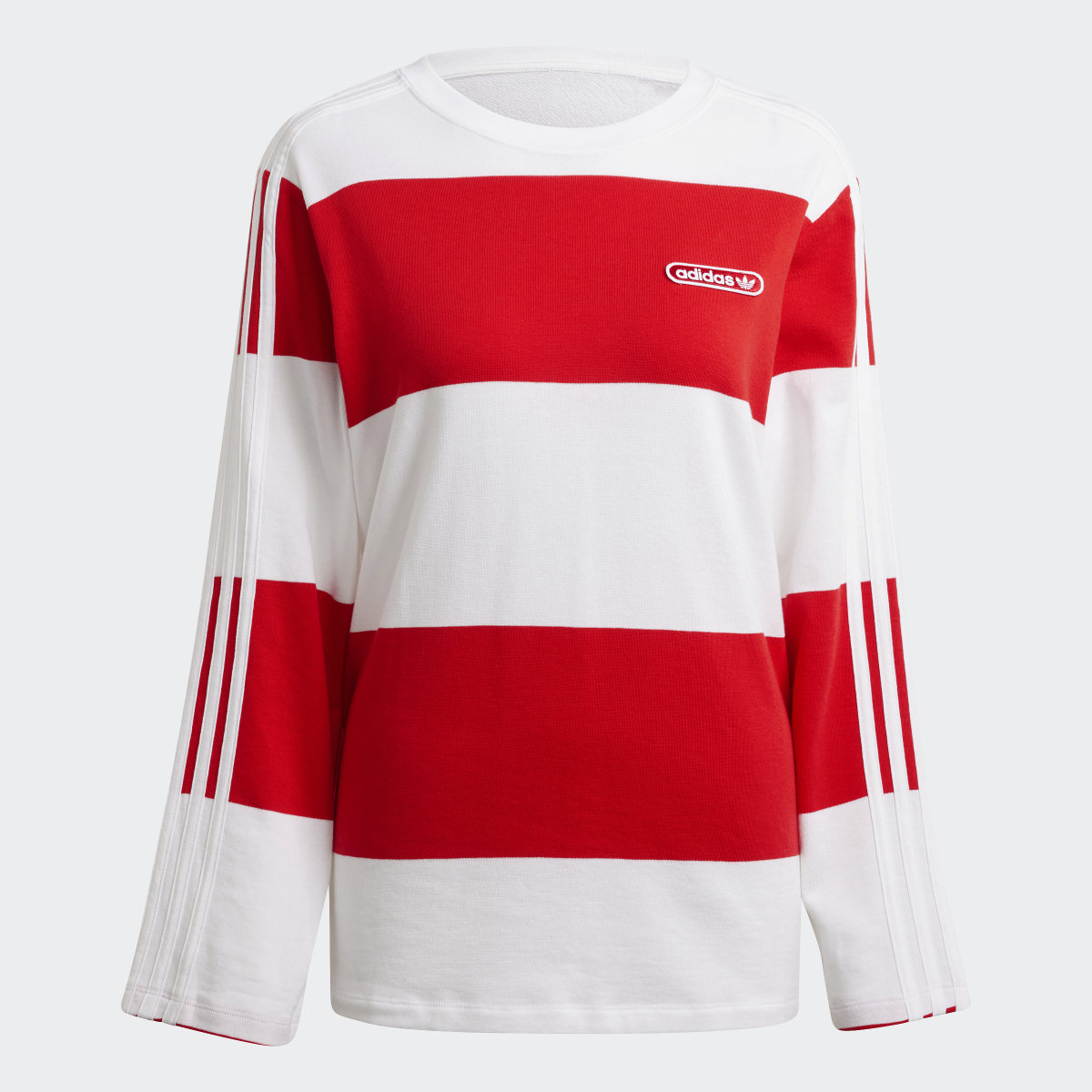 Adidas Felpa Striped Long Sleeve. 5