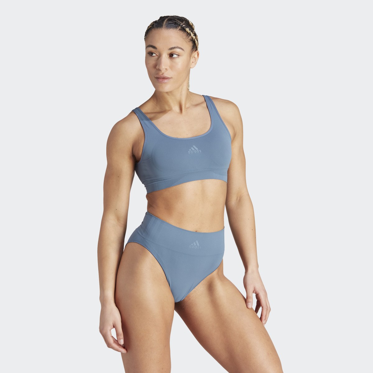 Adidas Active Seamless Micro-Stretch Scoop Lounge Bra. 4