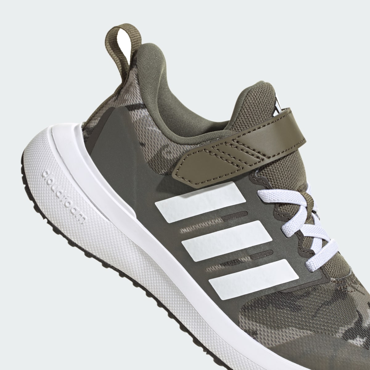 Adidas FortaRun 2.0 Cloudfoam Elastic Lace Top Strap Shoes. 9