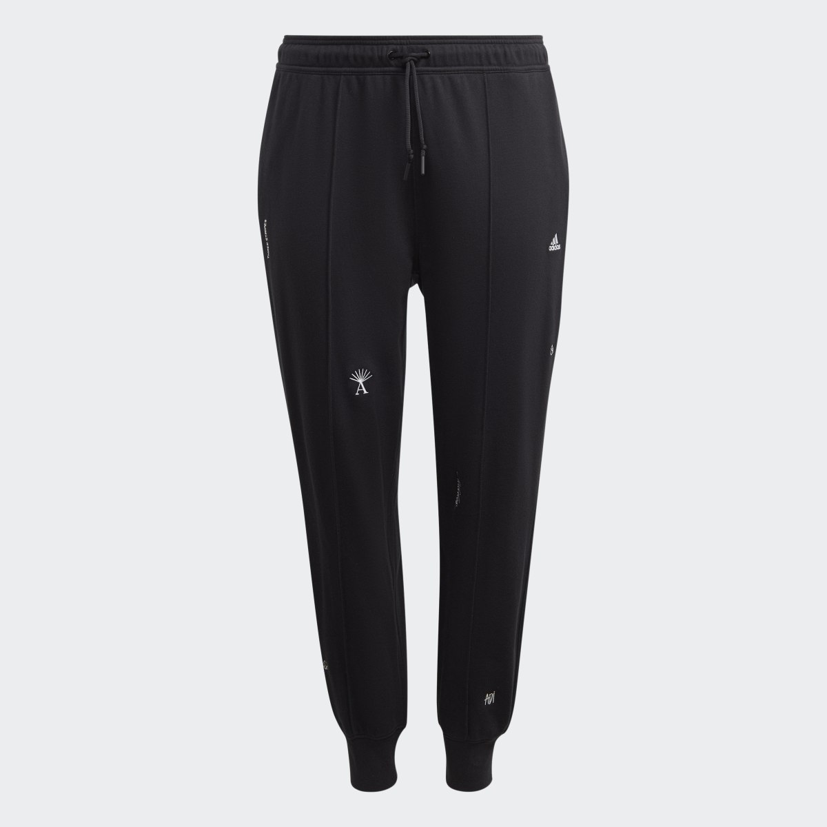 Adidas Pantaloni Joggers with Healing Crystals Inspired Graphics (Curvy). 4