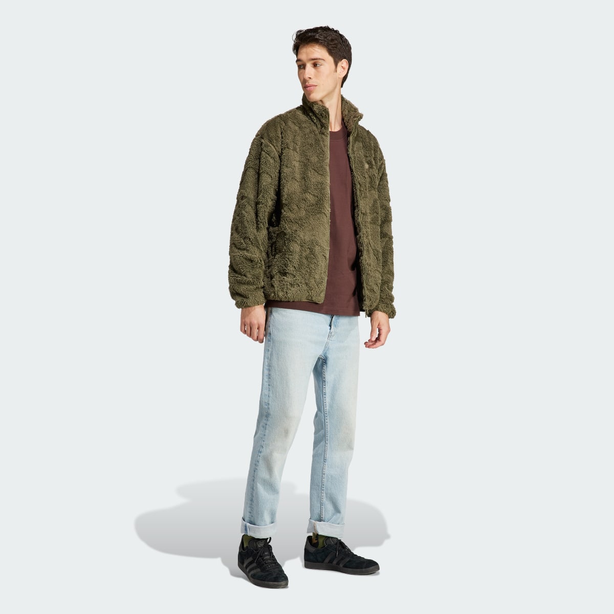 Adidas Adventure Camo Fleece Full-Zip Jacket. 4