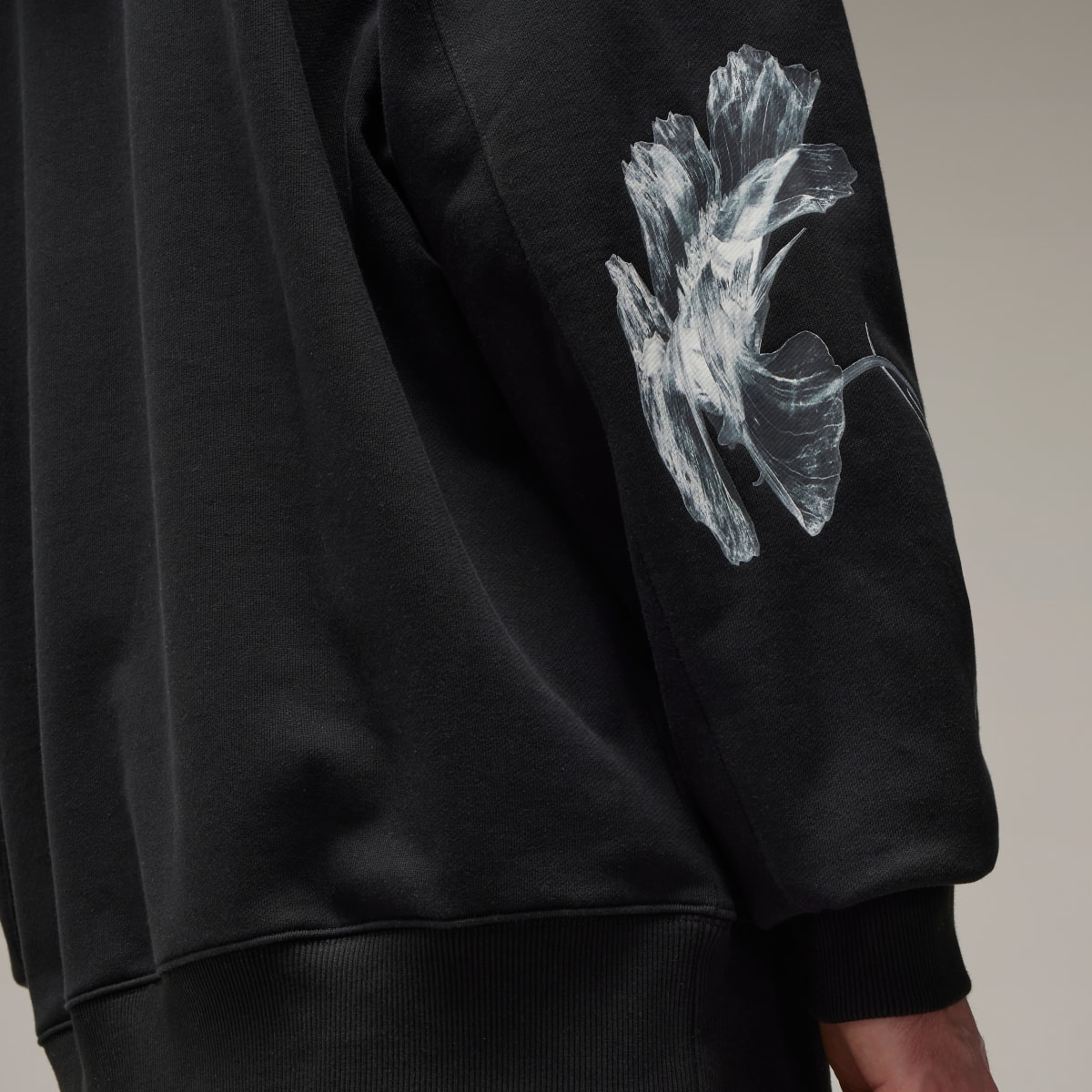Adidas Y-3 Graphic French Terry Hoodie. 6