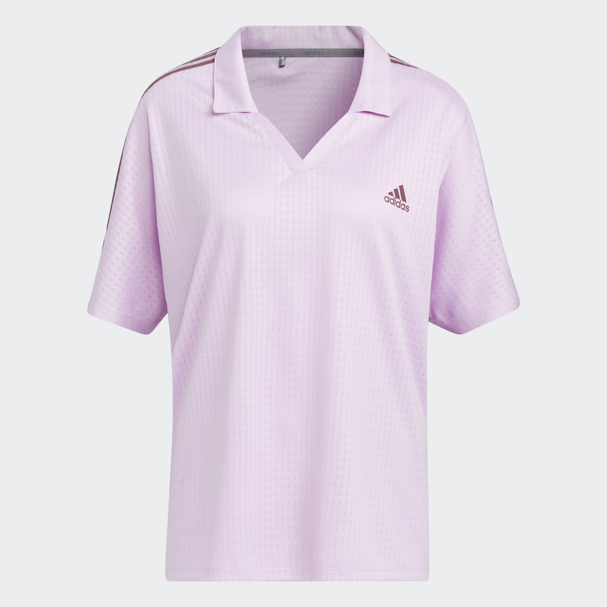 Adidas 3-Stripes Polo Shirt (Plus Size). 5