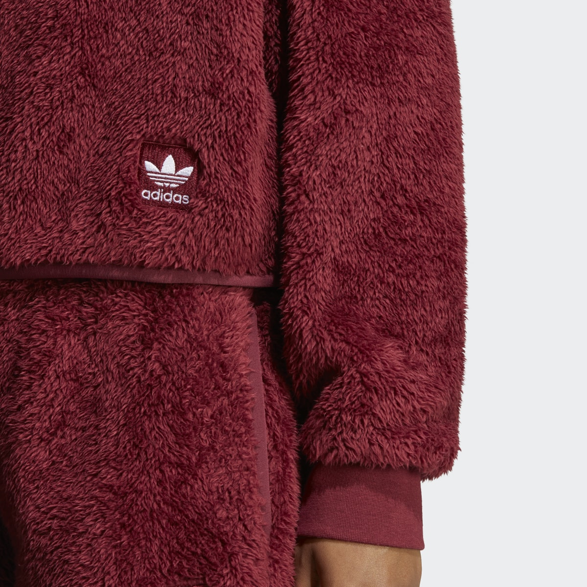 Adidas Essentials+ Fluffy Teddy Sweater. 6