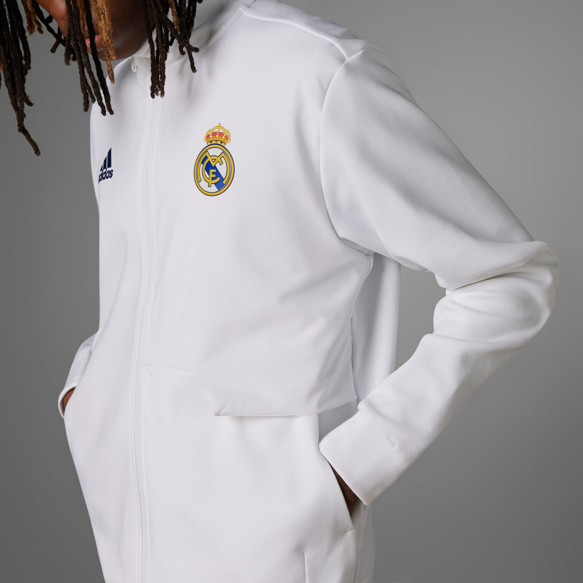 Adidas Casaco Anthem do Real Madrid. 8