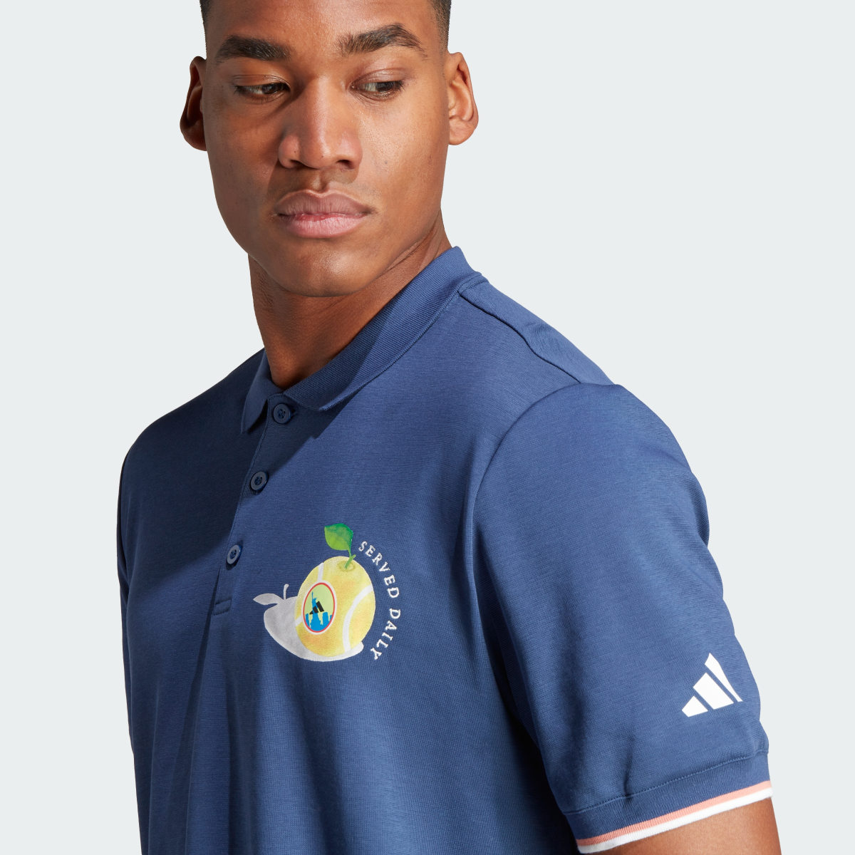 Adidas Clubhouse Classic Tennis Premium Polo Shirt. 6