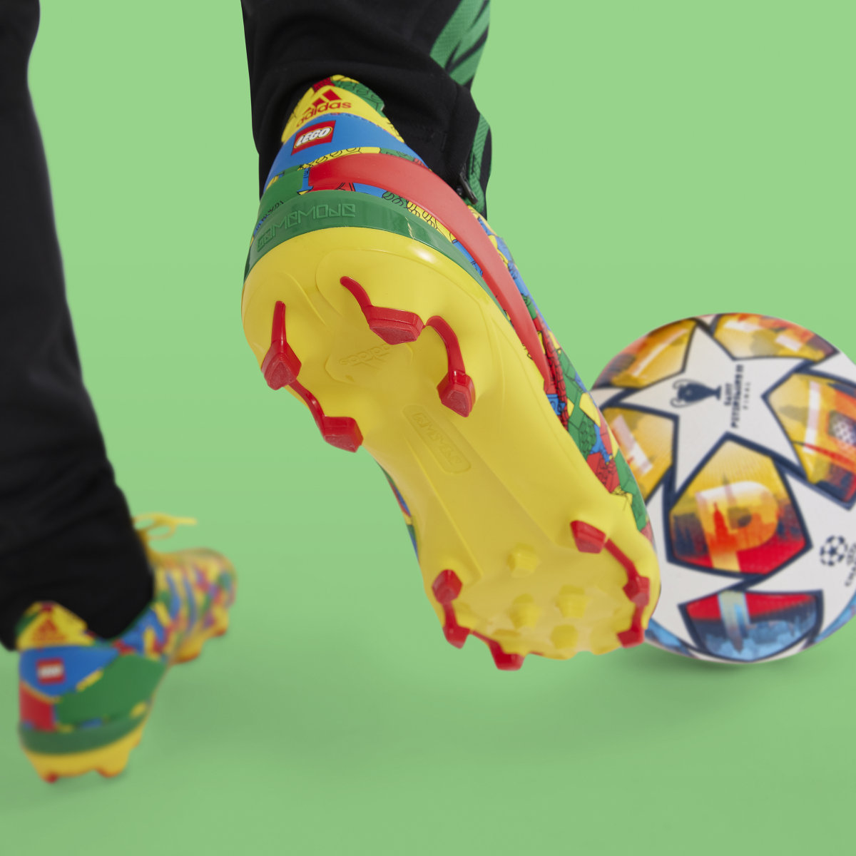 white nmd with red and blue