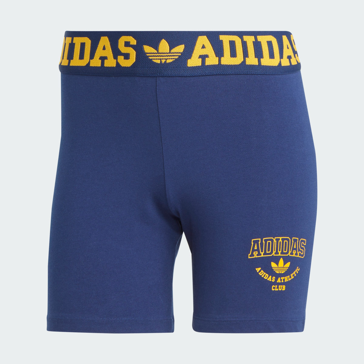 Adidas Logo Waistband Booty Shorts. 4