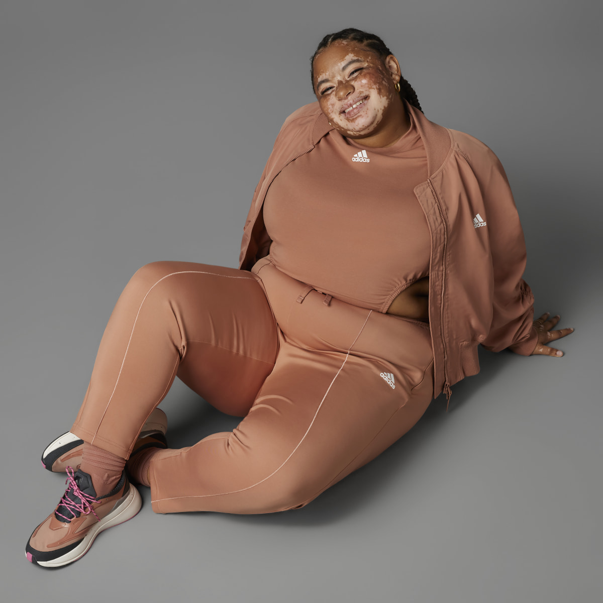 Adidas Calças Extrajustas Collective Power (Plus Size). 8