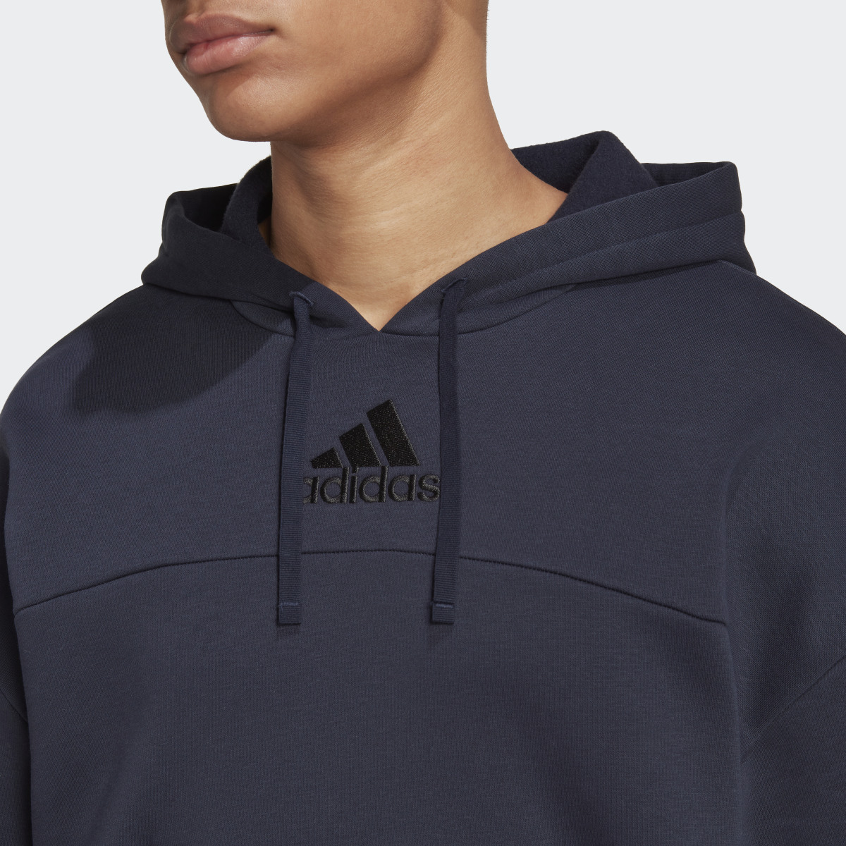 Adidas Studio Lounge Fleece Hoodie. 6