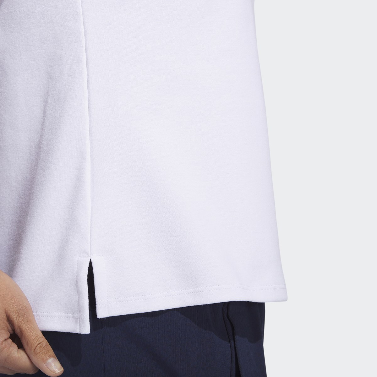 Adidas Go-To Piqué Sleeveless Golf Polo Shirt. 9