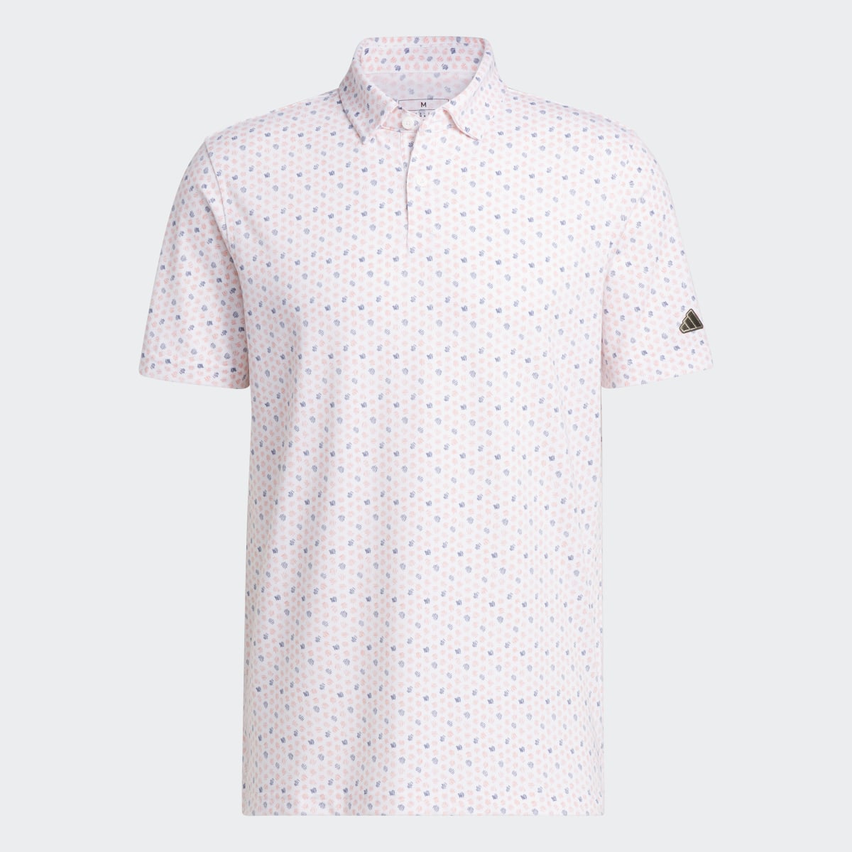 Adidas Go-To Print Golf Polo Shirt. 5