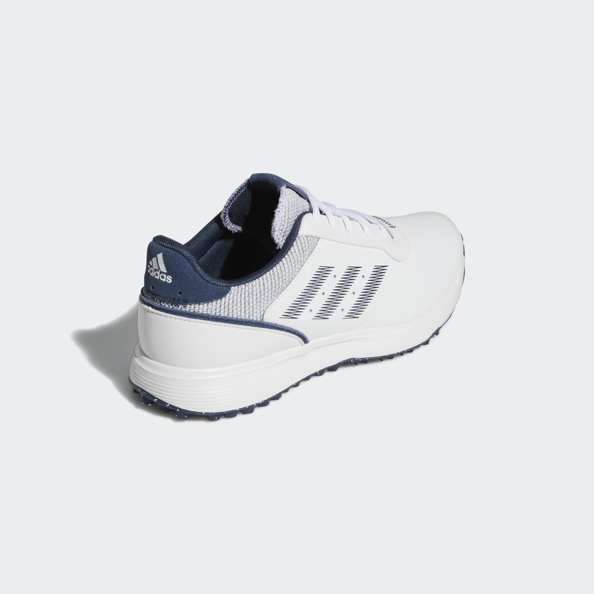 Adidas Sapatos de Golfe em Pele sem Bicos S2G. 6