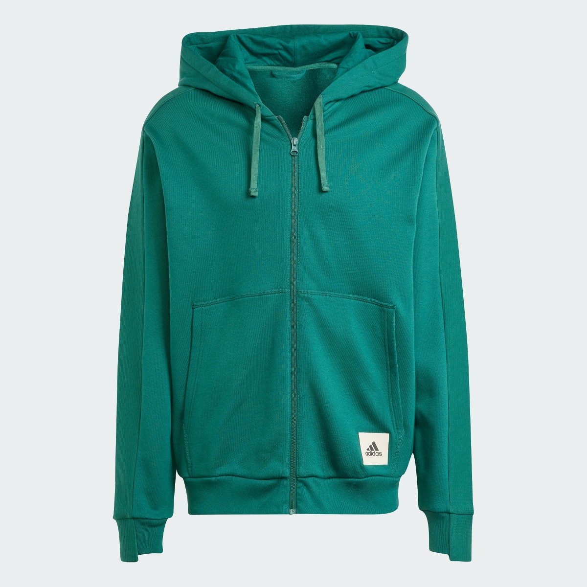 Adidas Lounge French Terry Full-Zip Sweatshirt. 5