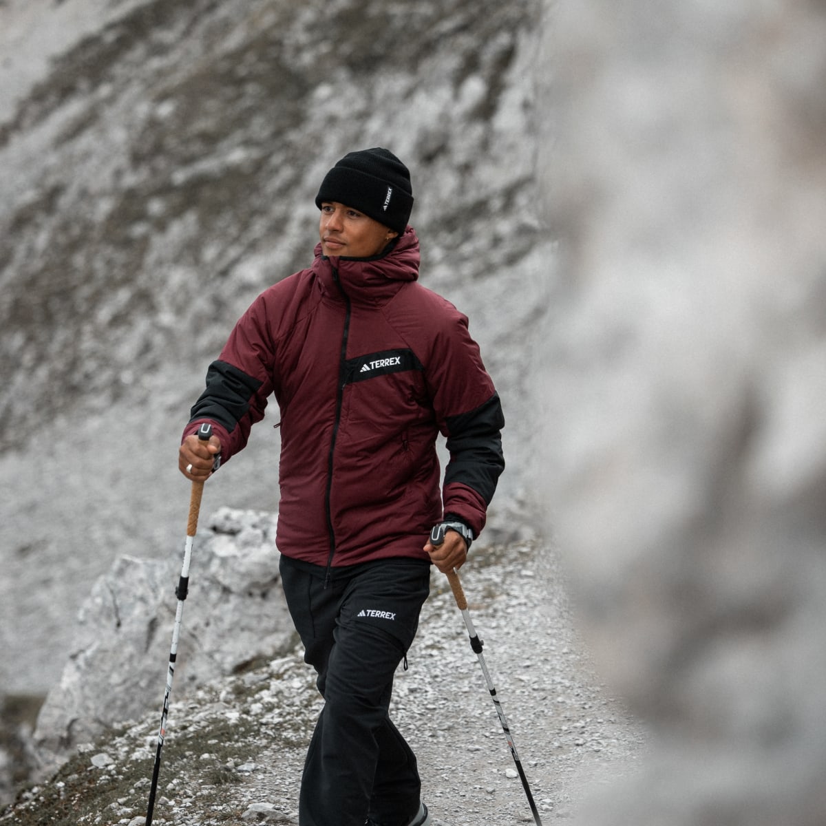 Adidas Chaqueta con capucha Terrex Techrock Stretch PrimaLoft. 7