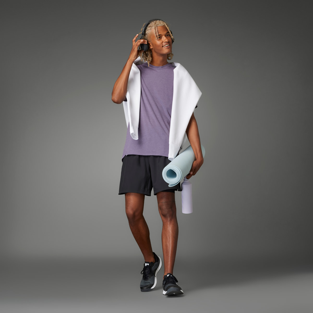 Adidas Yoga Premium Training Two-in-One Shorts. 8