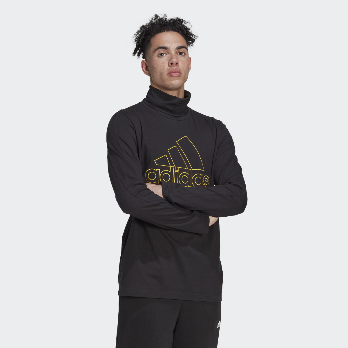 Adidas Future Icons Embroidered Badge of Sport Long-Sleeve Top. 4
