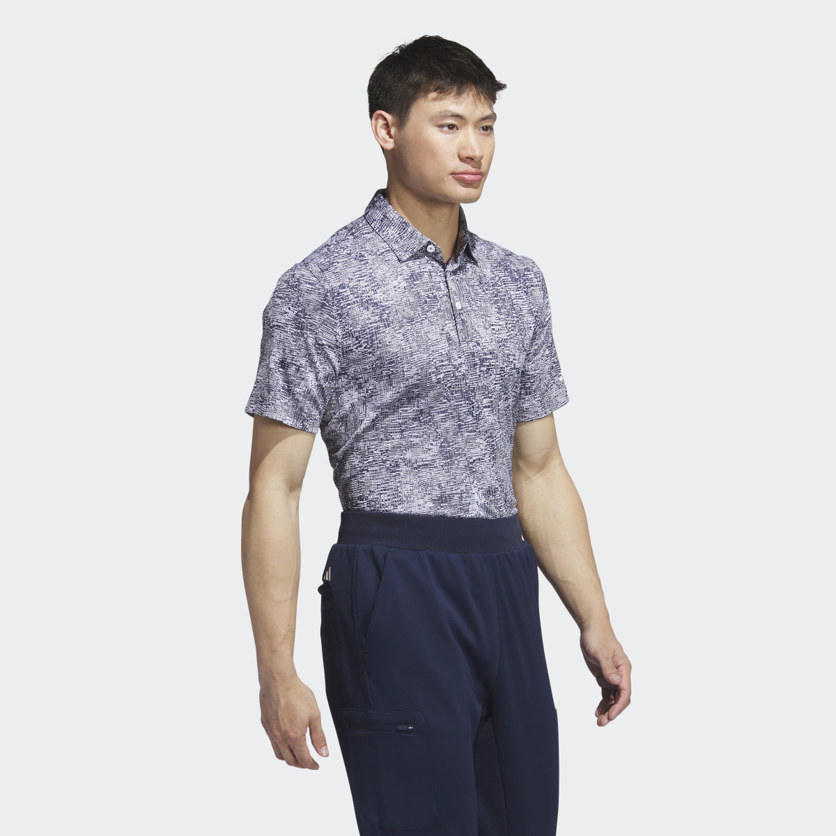 Adidas Aerial Jacquard Golf Polo Shirt. 4