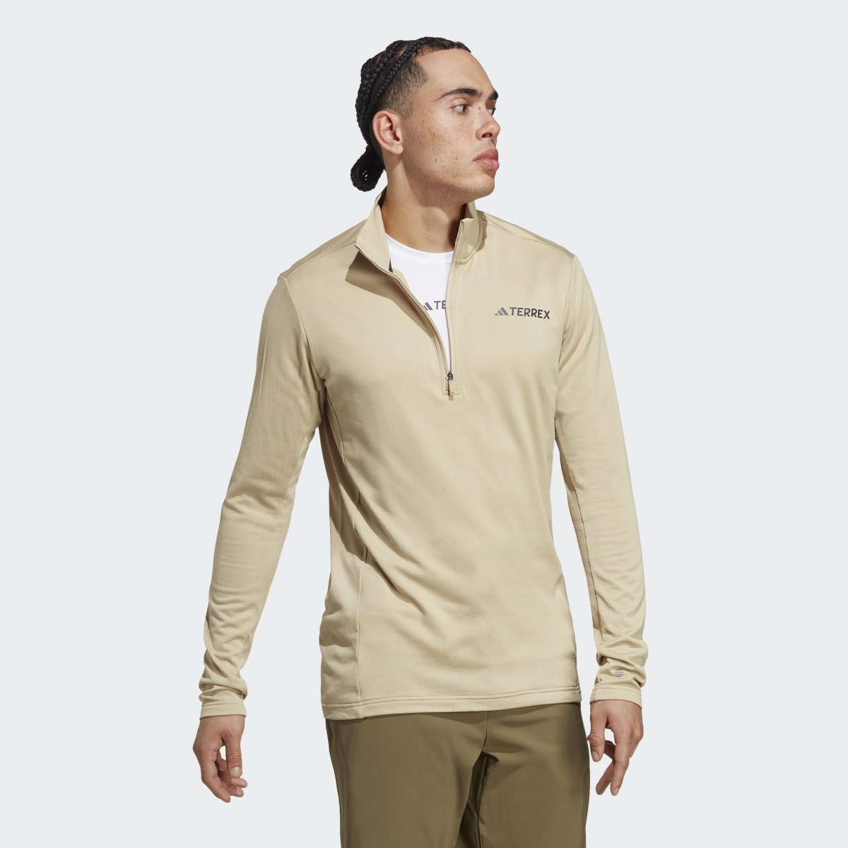 Adidas Sweat-shirt demi-zip molleton Terrex Multi. 4