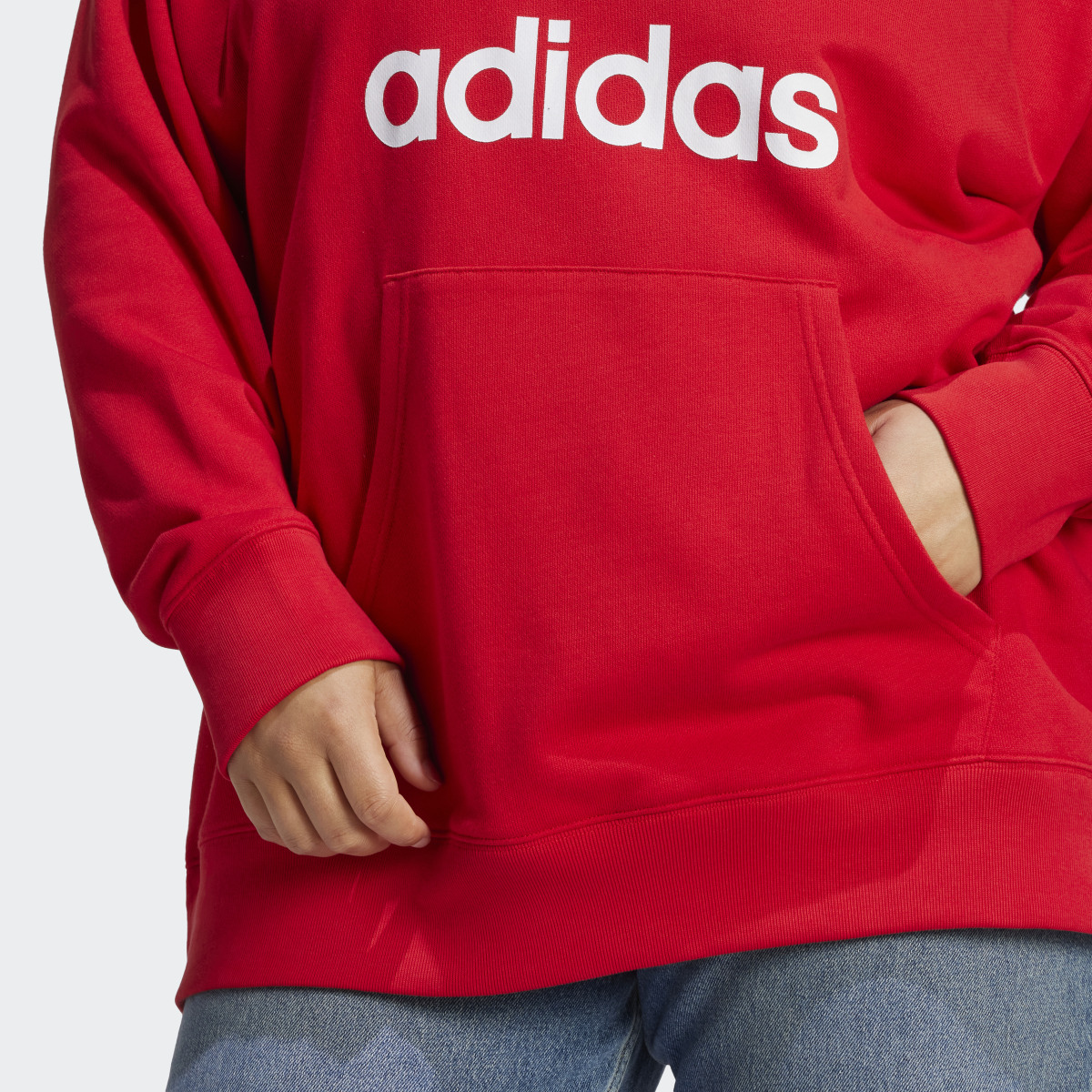Adidas Trefoil Hoodie (Plus Size). 7