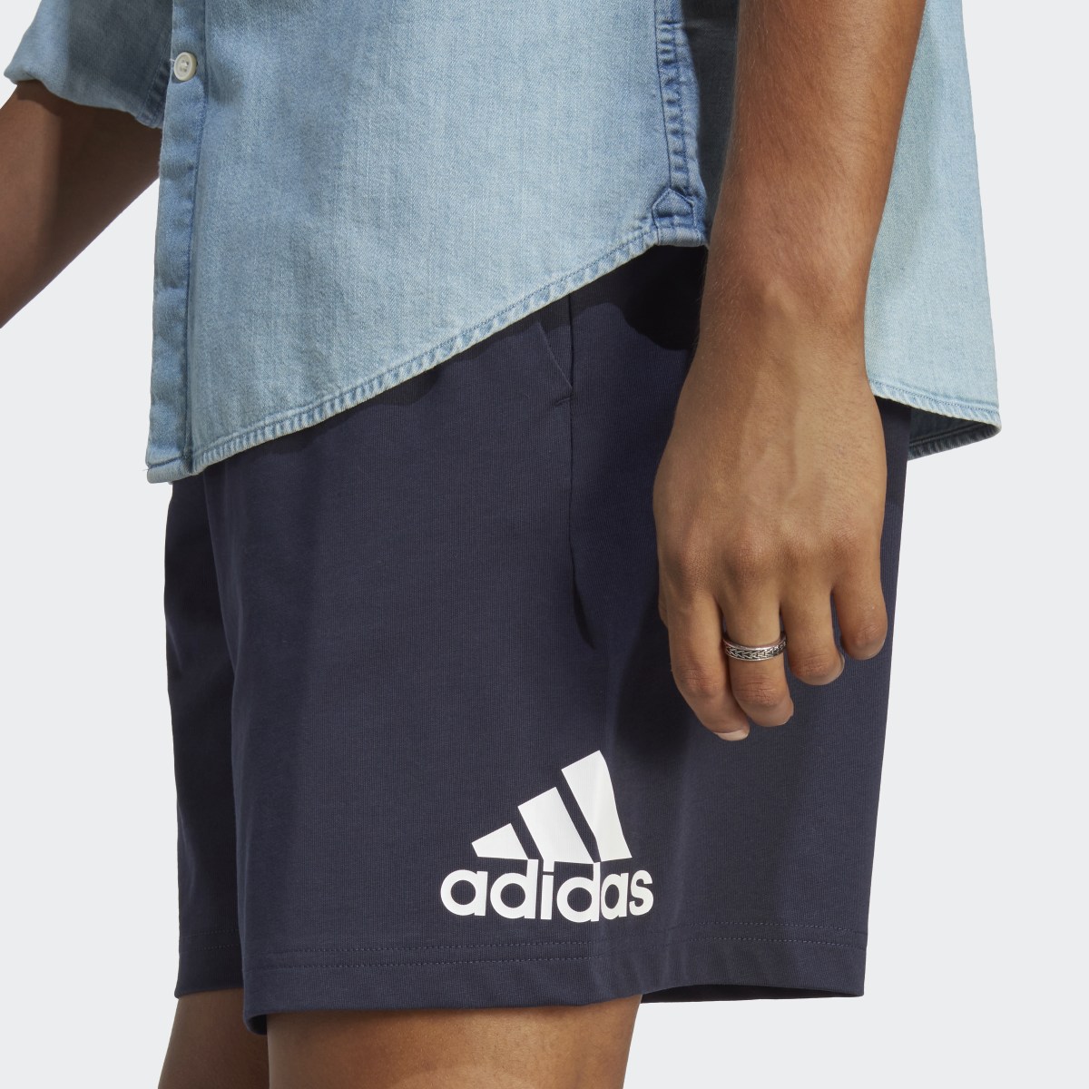 Adidas Essentials Logo Shorts. 6