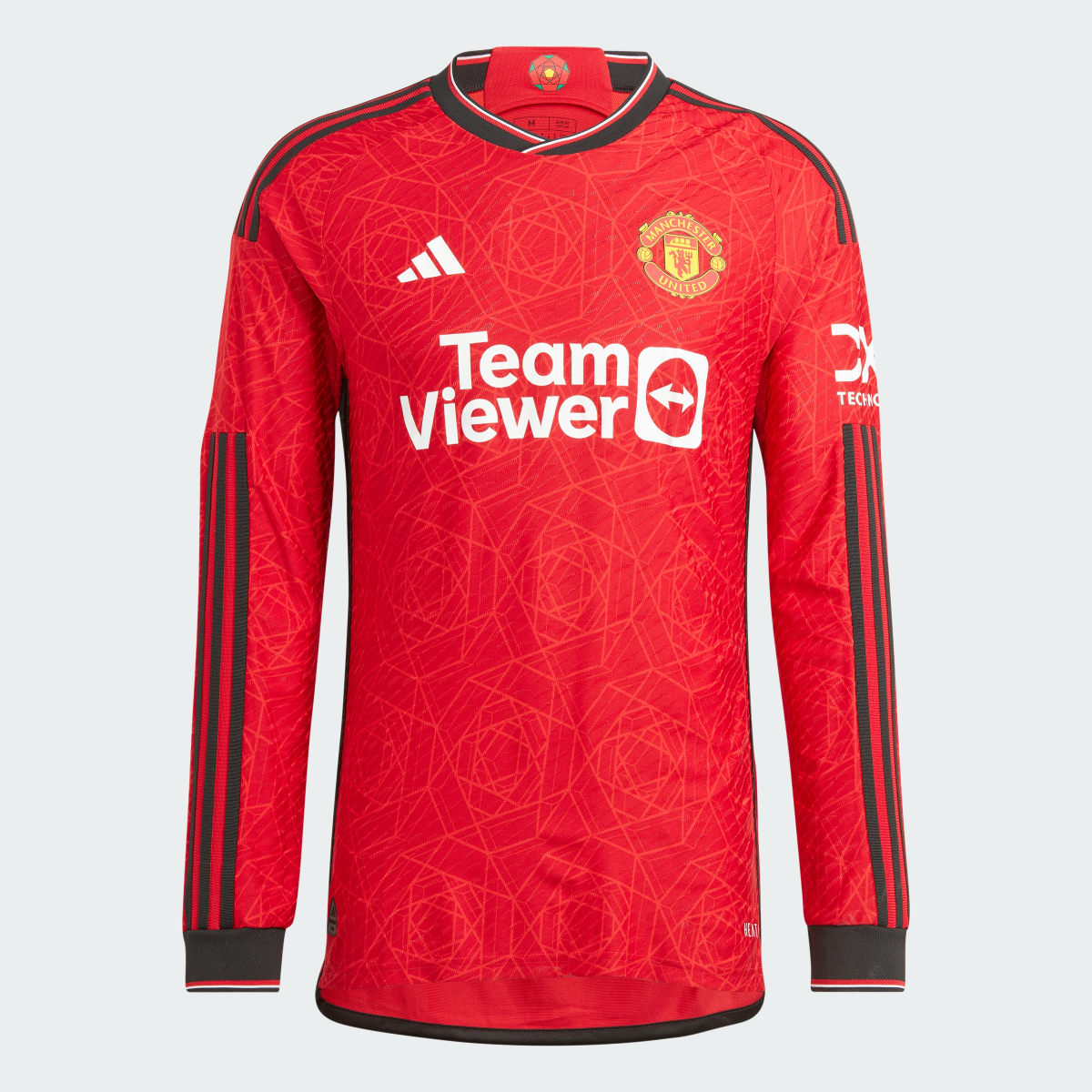 Adidas Manchester United 23/24 Long Sleeve Home Authentic Jersey. 5