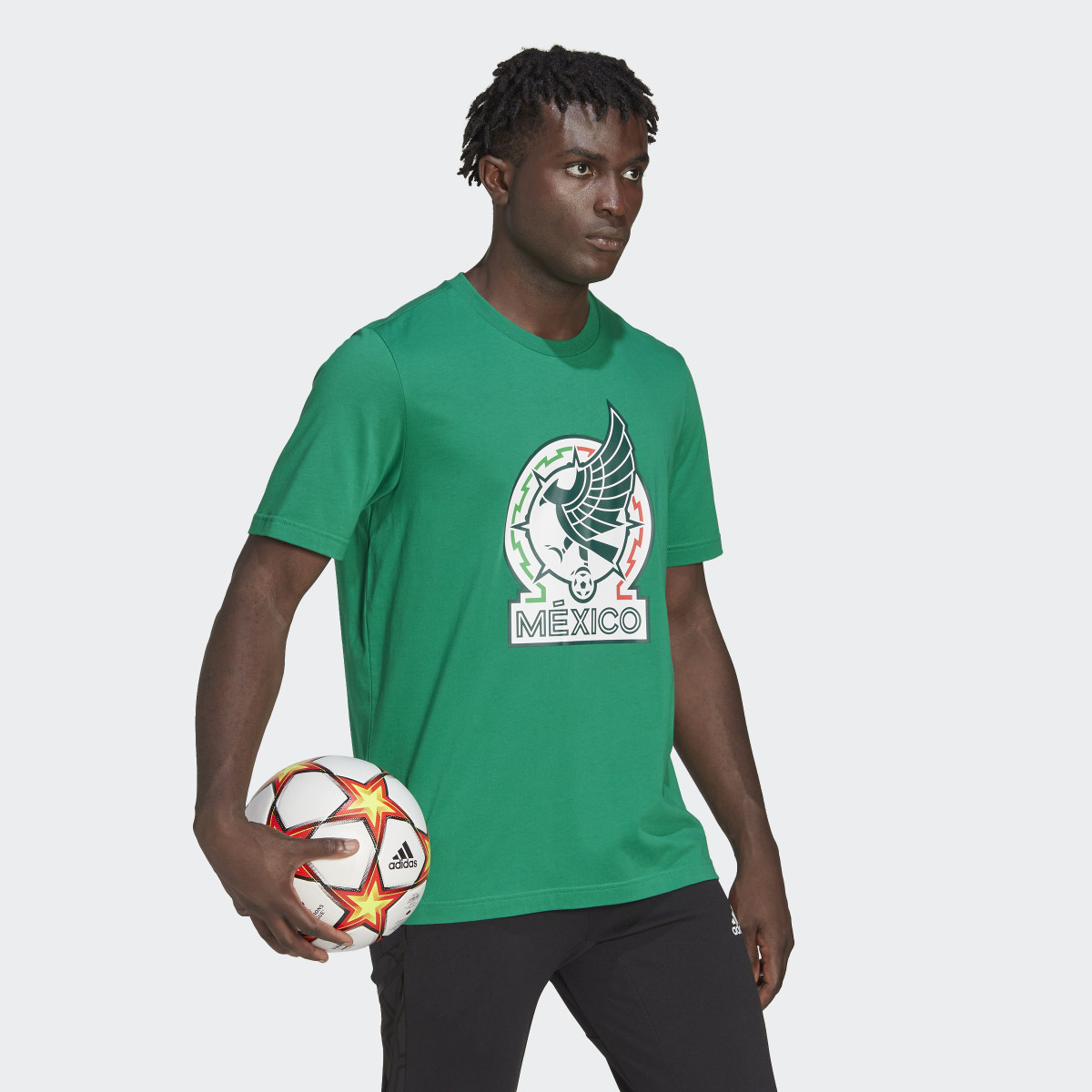 Adidas Playera Selección Nacional de México Estampada. 4