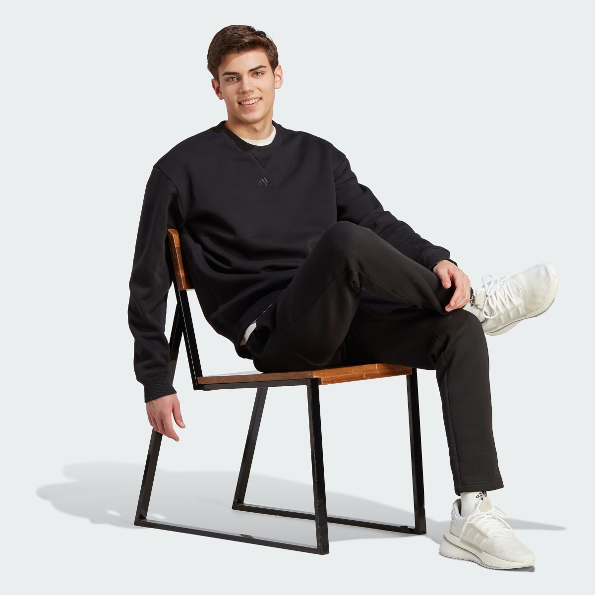 Adidas All SZN Fleece Sweatshirt. 4