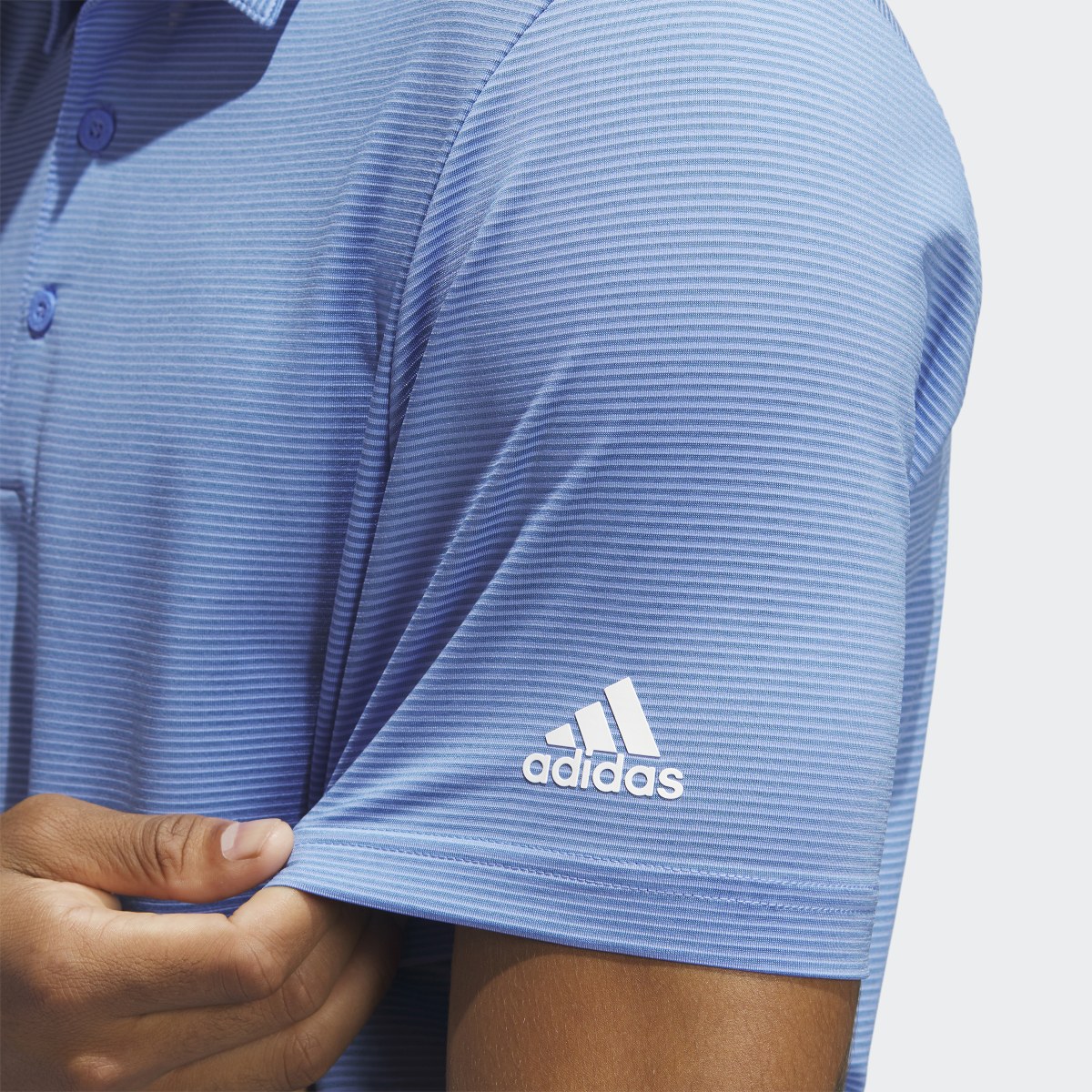 Adidas Ottoman Stripe Polo Shirt. 6