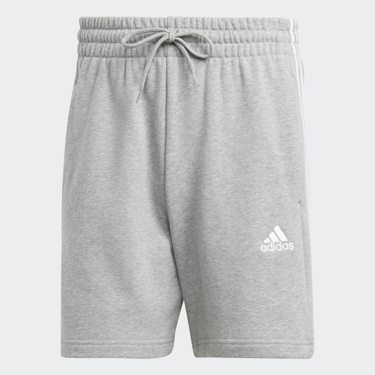 Adidas Essentials French Terry 3-Stripes Shorts. 4