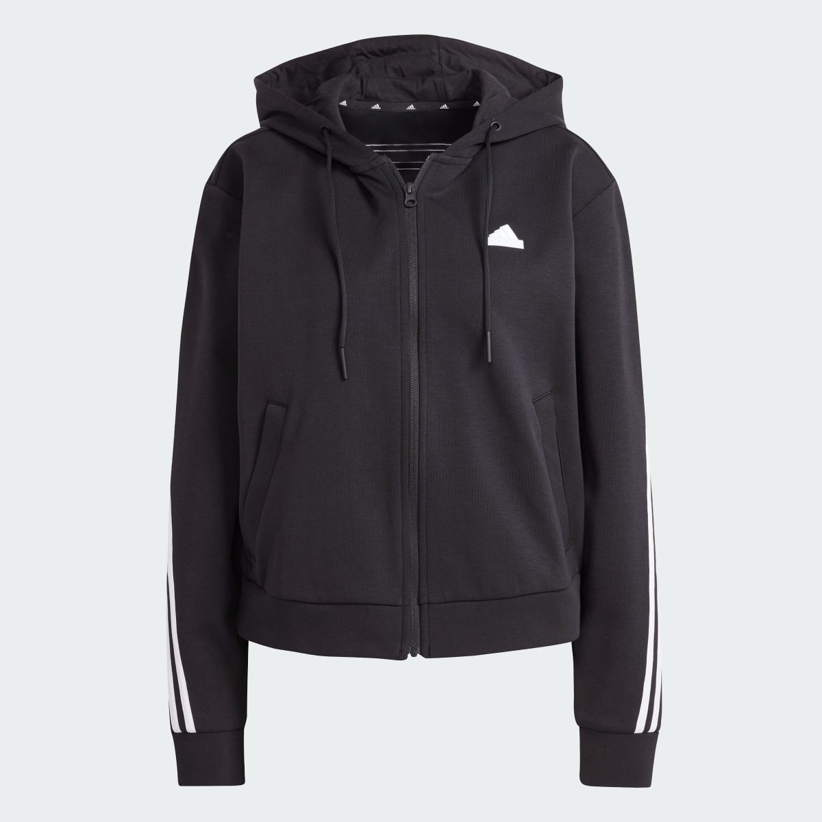 Adidas Future Icons 3-Stripes Full Zip Hoodie. 5