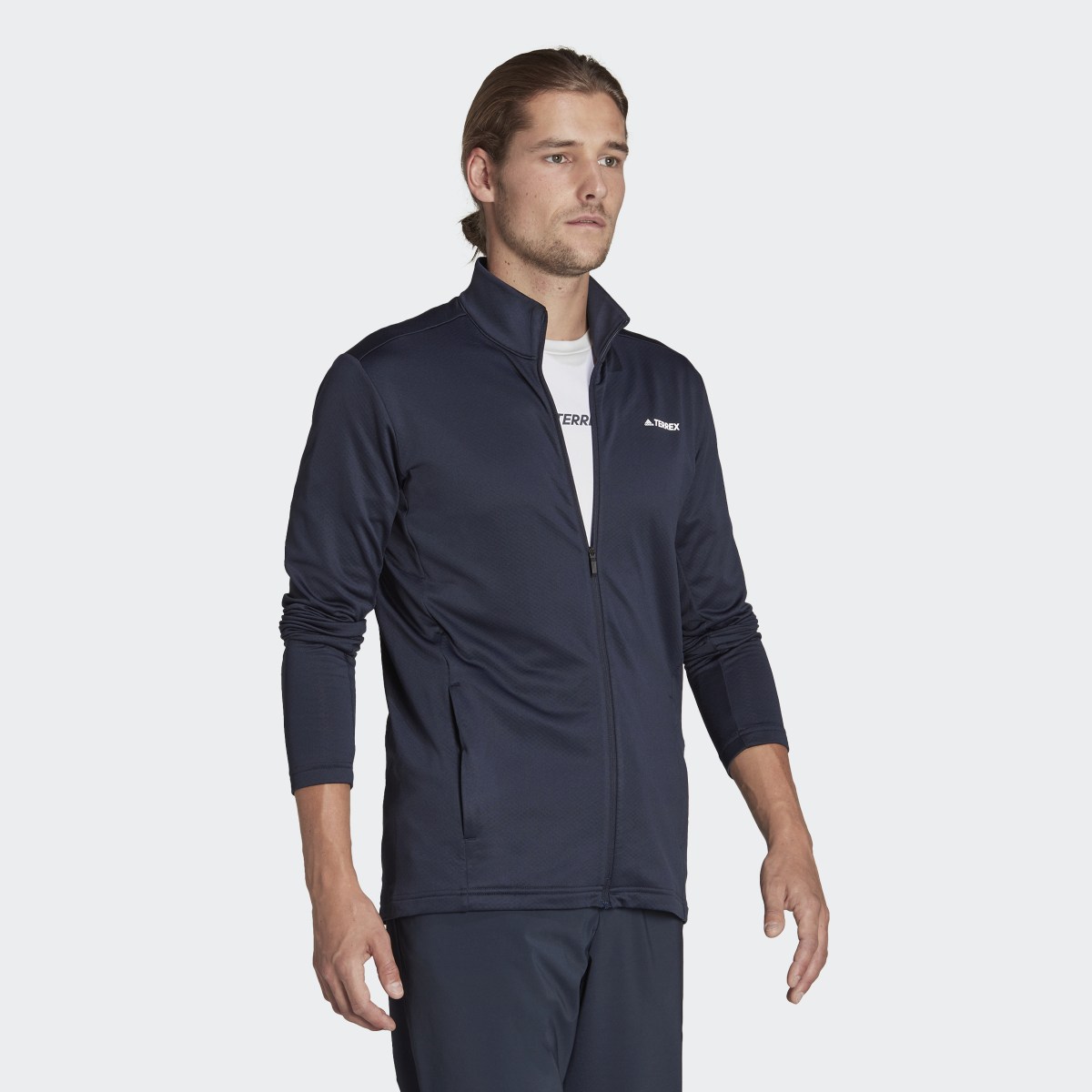 Adidas Terrex Multi Primegreen Full-Zip Fleece Jacket. 4