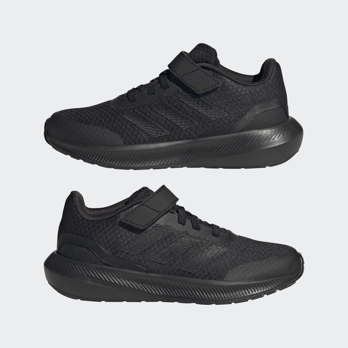 Adidas Chaussure à lacets élastiques et scratch RunFalcon 3.0. 8