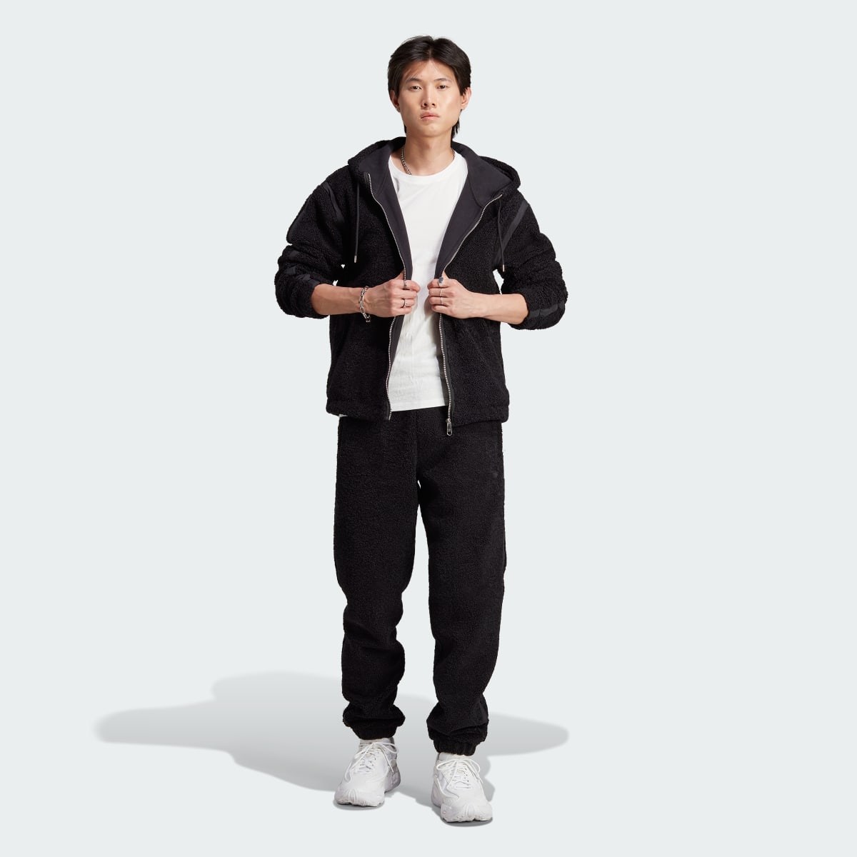 Adidas Giacca Premium Essentials Fleece. 4