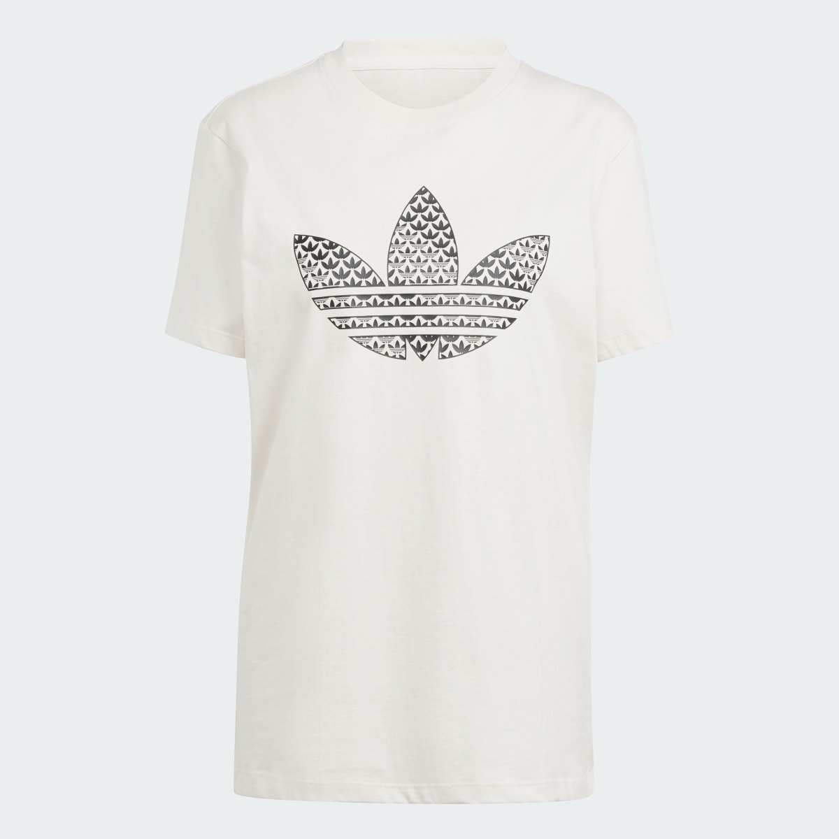 Adidas Trefoil Monogram Infill T-Shirt. 5