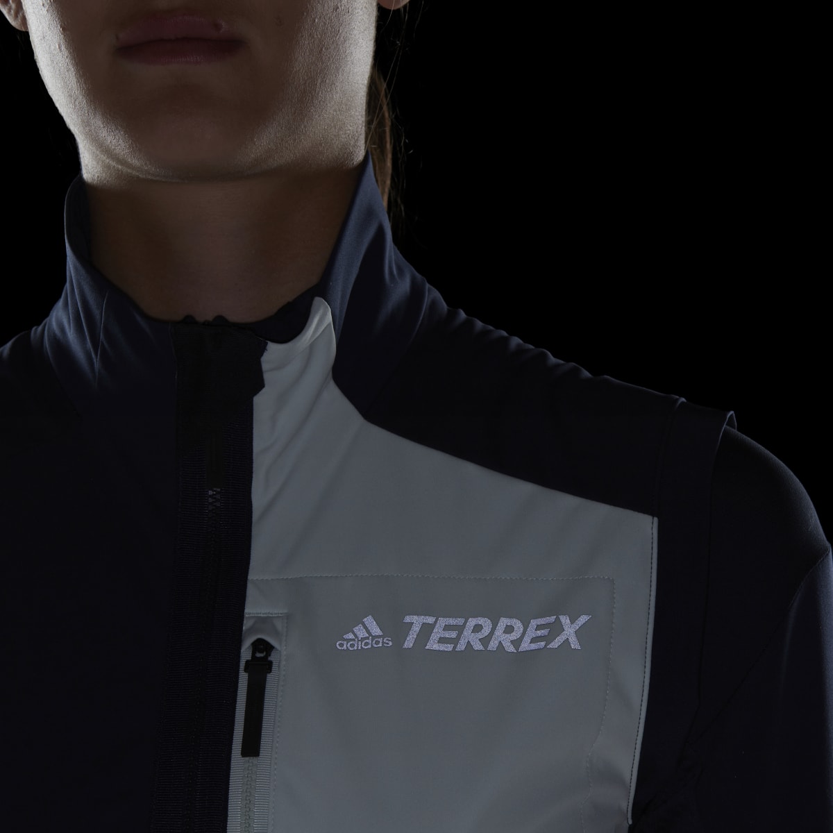 Adidas Terrex Xperior Cross-Country Ski Soft Shell Vest. 9
