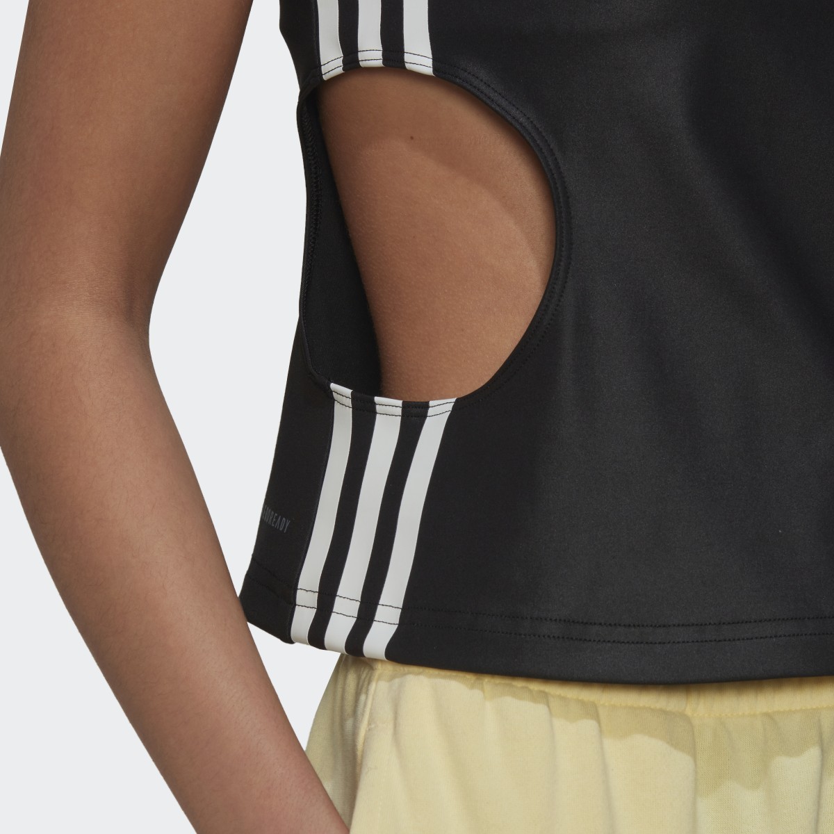 Adidas Hyperglam Fitted Tank Top With Cutout Detail. 9
