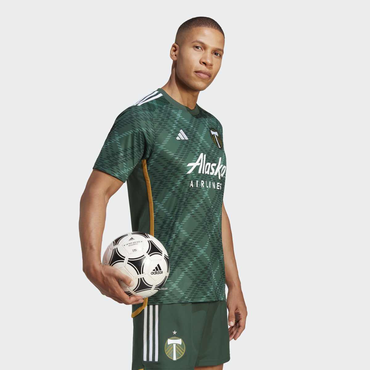 Adidas Portland Timbers 23/24 Home Jersey. 4