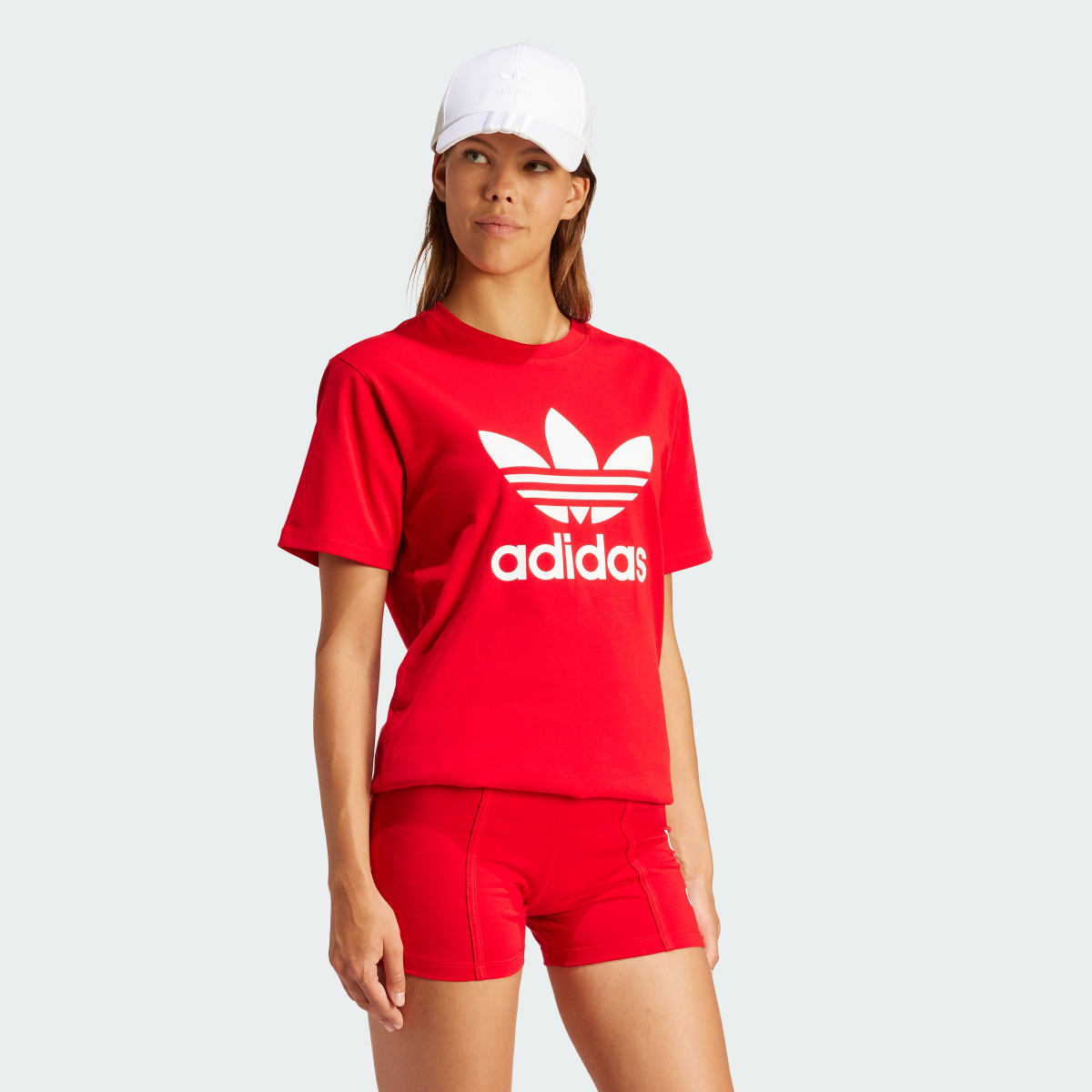 Adidas Trefoil Regular Tişört. 4