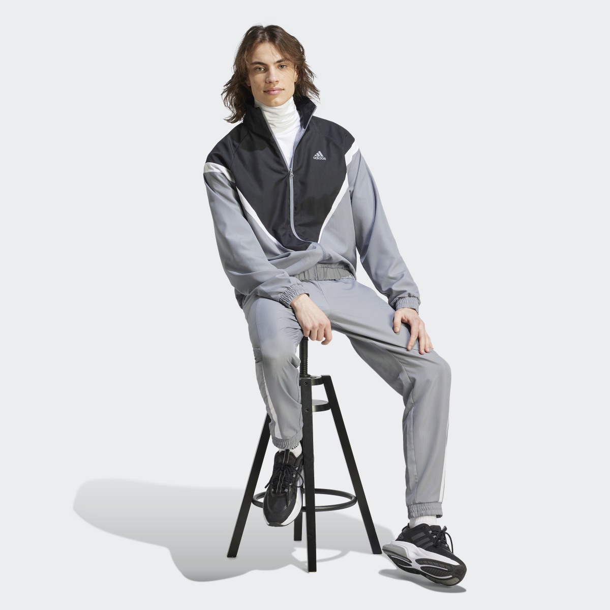 Adidas Sportswear Woven Non-Hooded Track Suit. 6