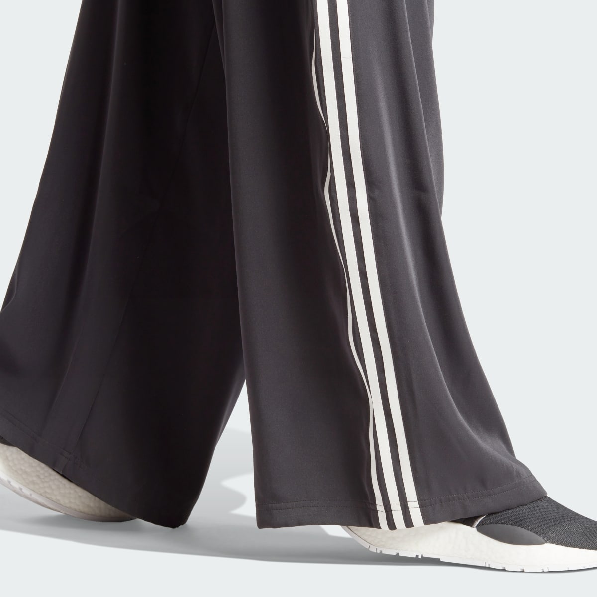 Adidas Blue Version Wide Leg Satin Hose. 6