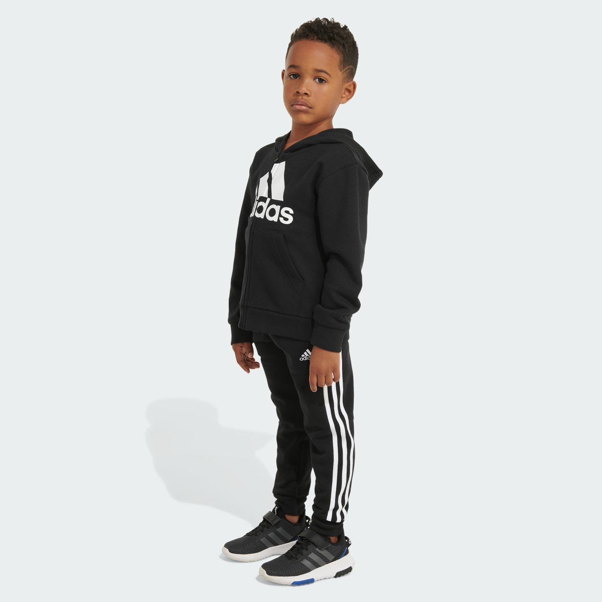 Adidas C HOODED FLEECE JACKET SET. 5