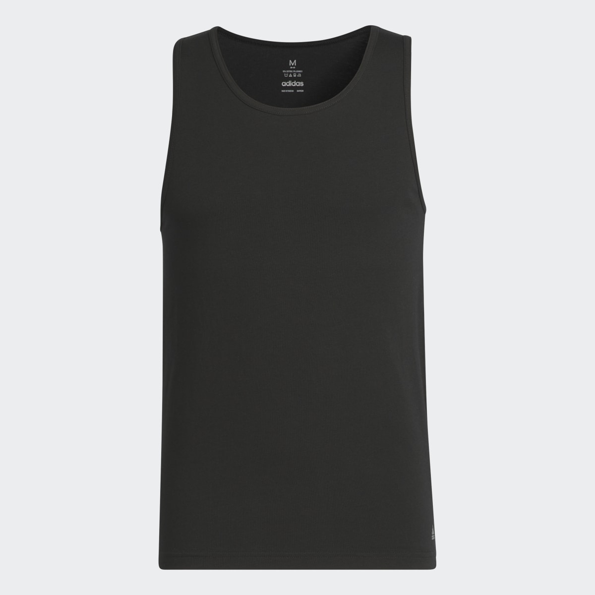 Adidas Stretch Cotton Ribbed Tank Top 2-Pack. 5
