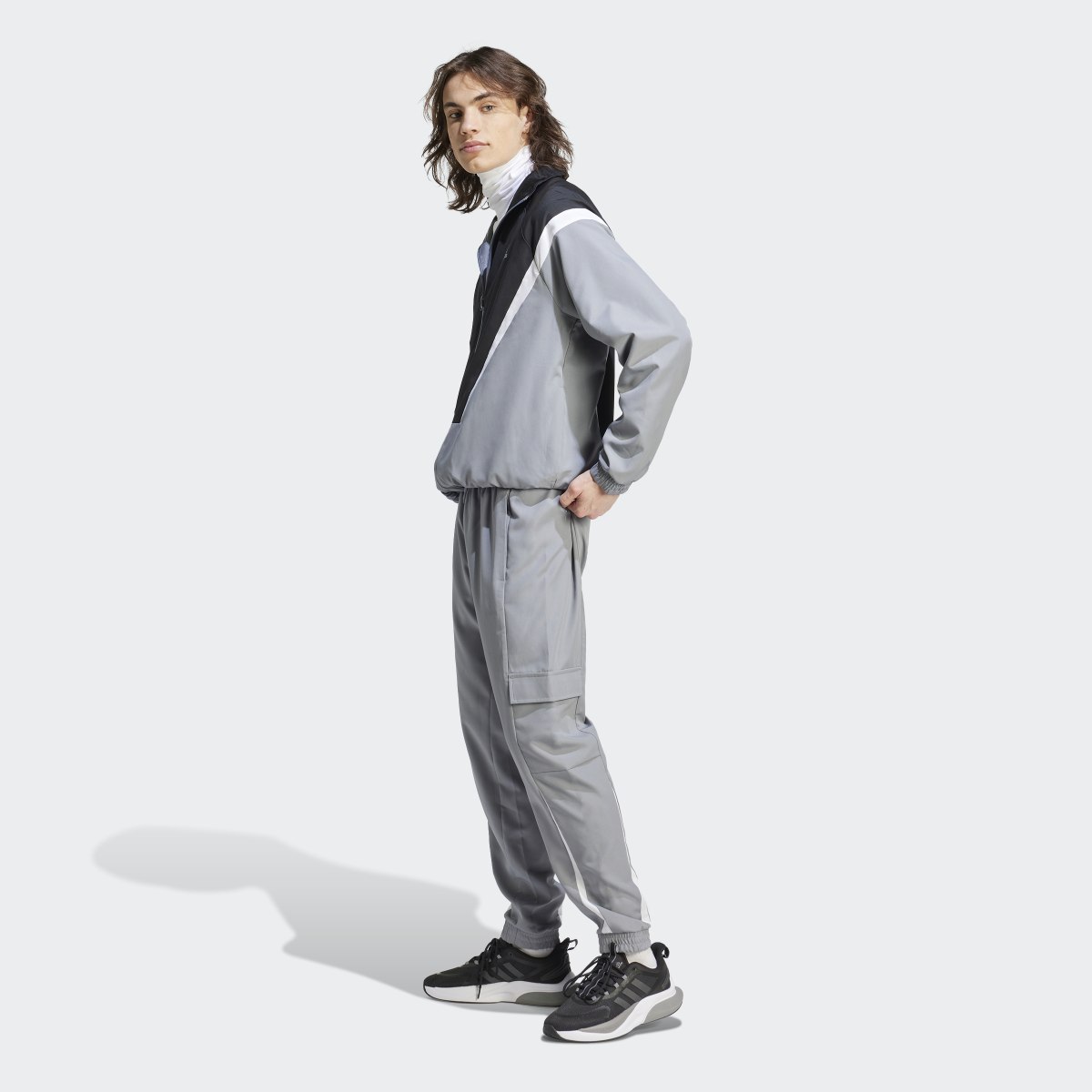 Adidas Sportswear Woven Non-Hooded Track Suit. 4