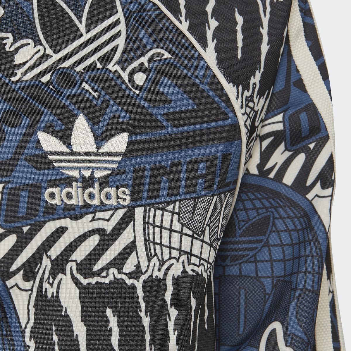 Adidas Allover Print SST Originals Jacke. 4