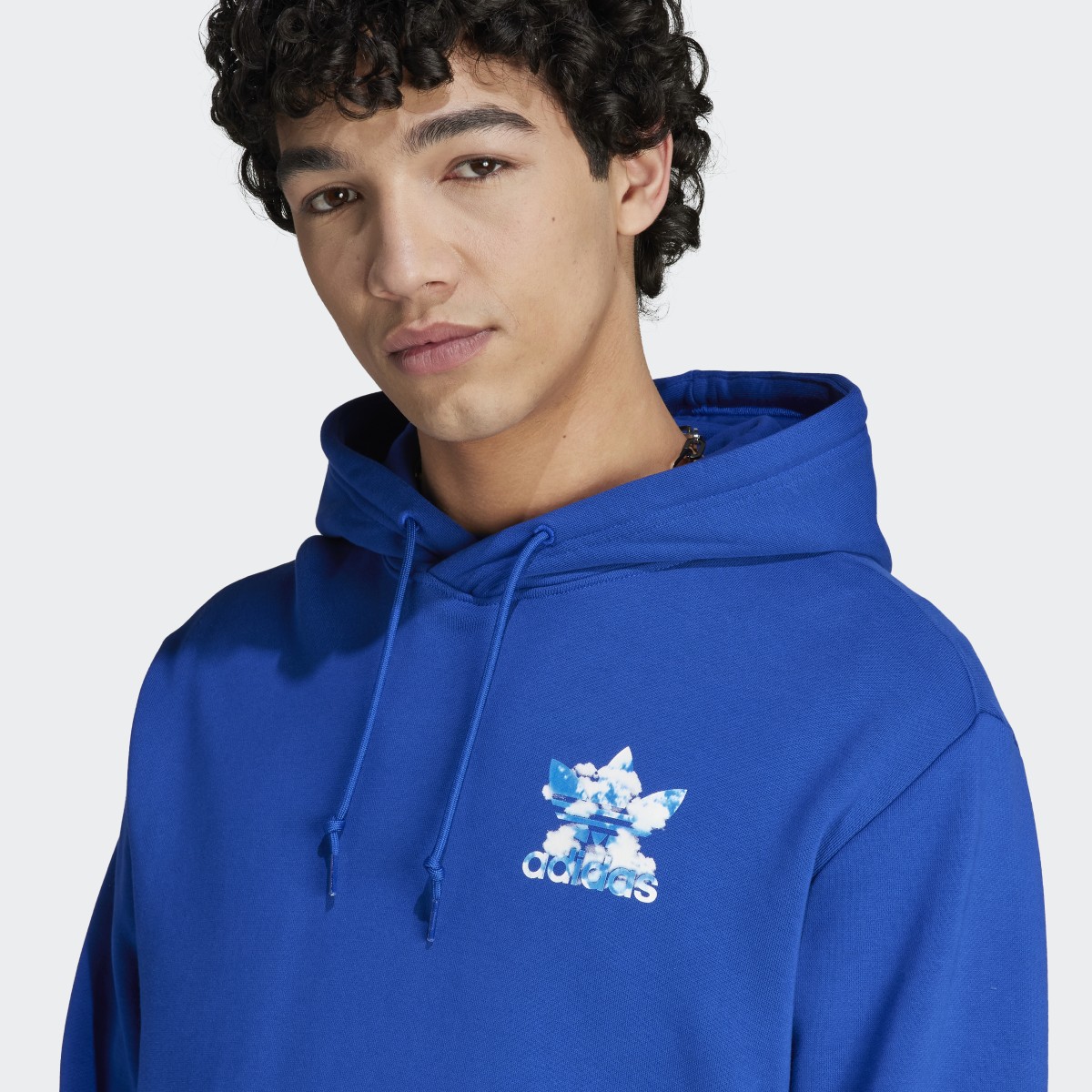 Adidas Graphics Cloudy Trefoil Hoodie. 7