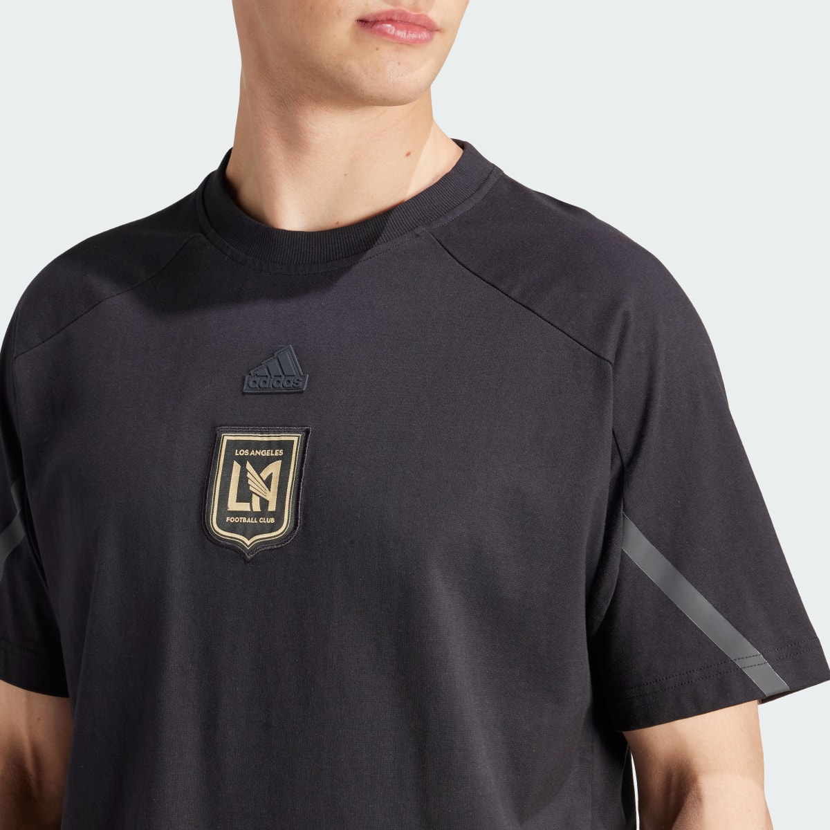 Adidas Los Angeles FC Designed for Gameday Travel Tee. 6