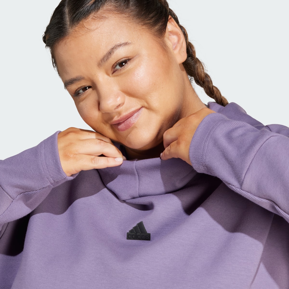 Adidas Z.N.E. Overhead Hoodie (Plus Size). 6