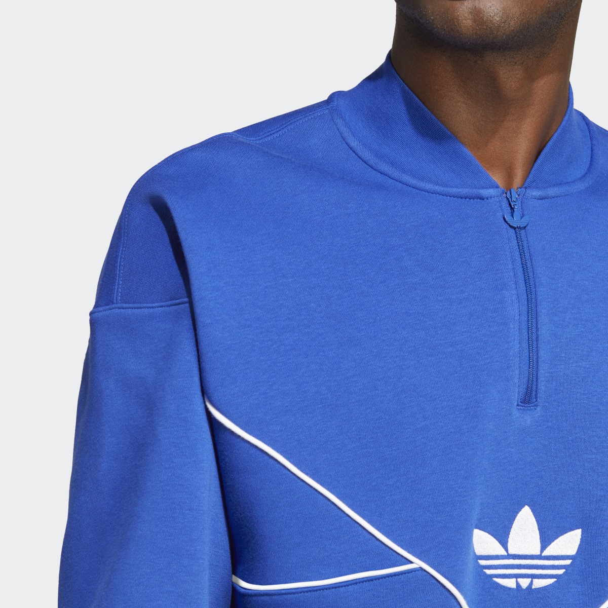 Adidas Adicolor Seasonal Archive Half-Zip Crew Sweatshirt. 7